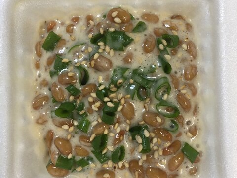 栄養アップの、ちょい足し納豆❤️我が家の定番